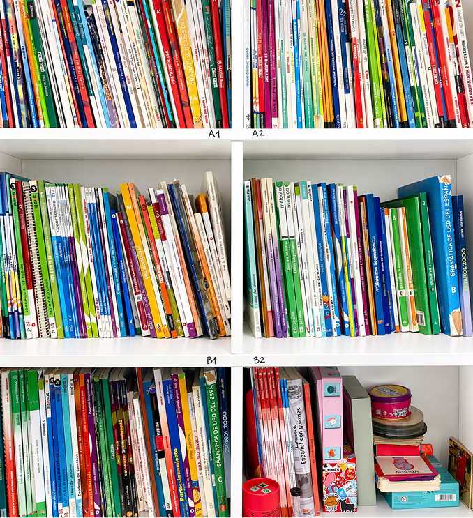 livres sur l'étagère