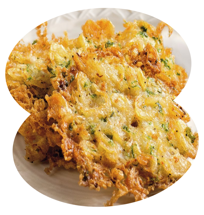 Tortillita de camarones
